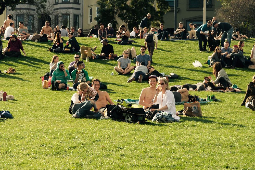 Dolores Park in San Francisco California
