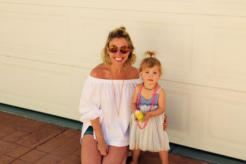 Jordan Reid and daughter on Easter