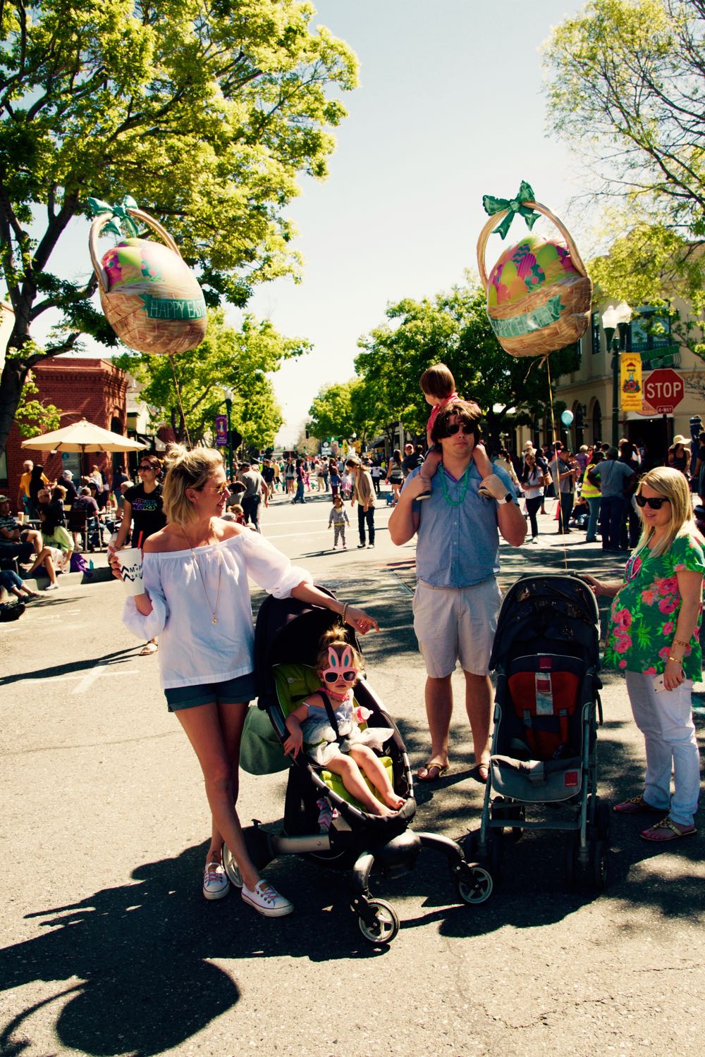 Easter Day parade in Campbell, California
