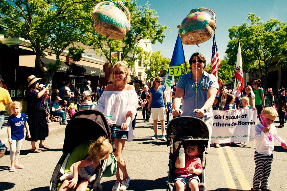 Easter Day parade in Campbell, California