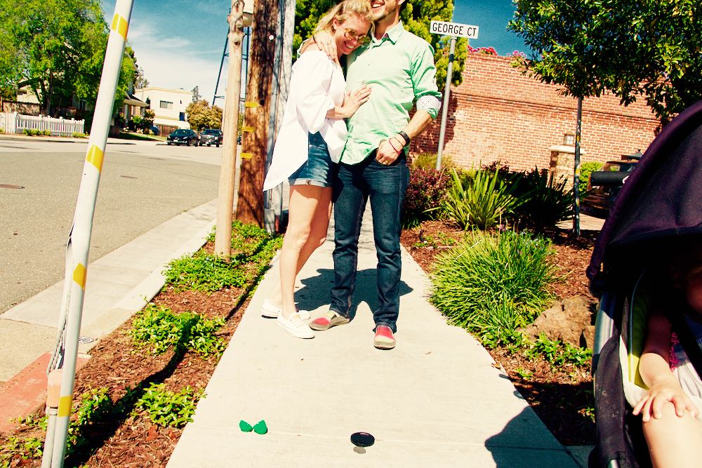 Springtime walk in Campbell, California