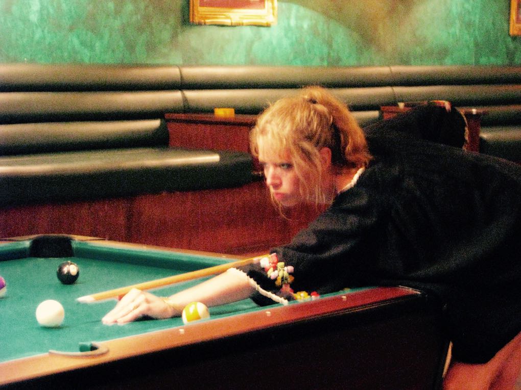 Very serious about my pool-playing