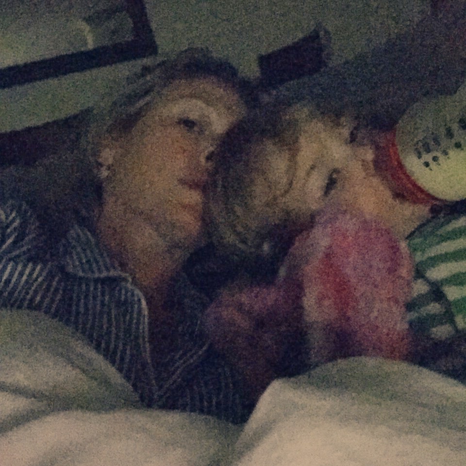 It is 2 o'clock in the morning and my toddler wants to party