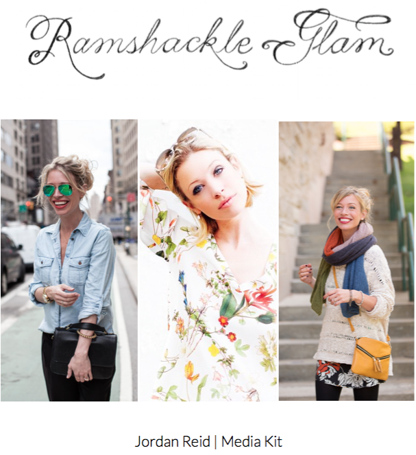 Blogger Jordan Reid's press kit