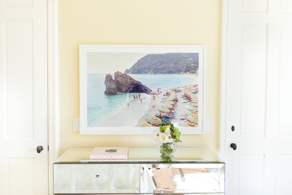 Italy aerial beach print by Gray Malin