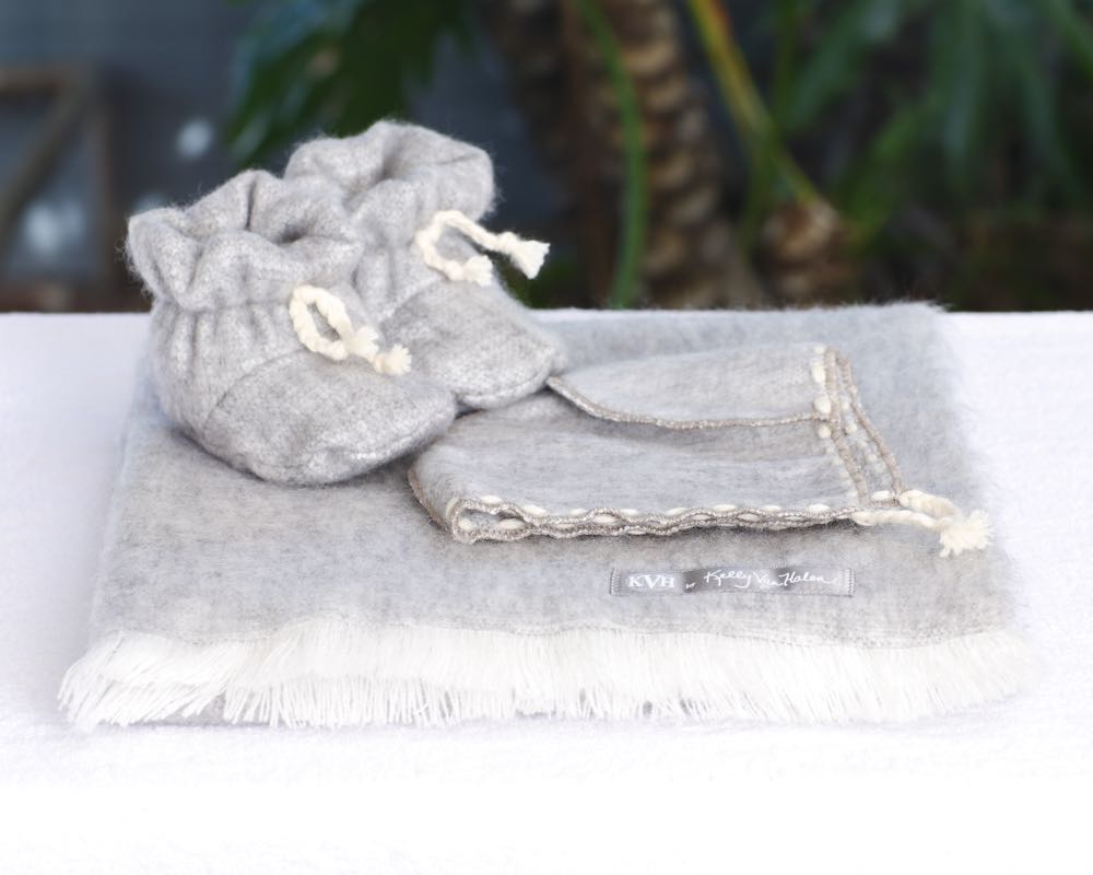 Kelly Van Halen alpaca baby set giveaway