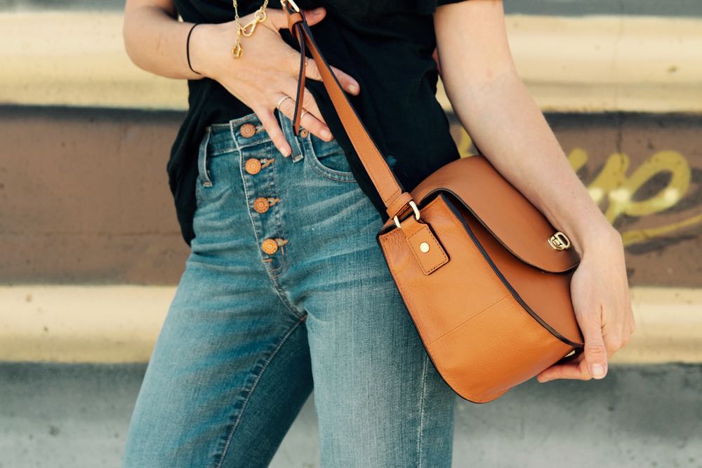 Lo and Sons leather camera bag