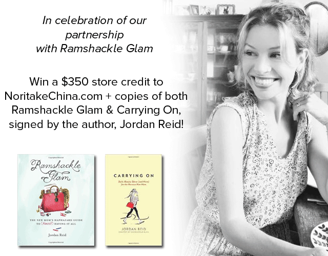 Giveaway of a $350 gift card to Noritake China from Ramshackle Glam