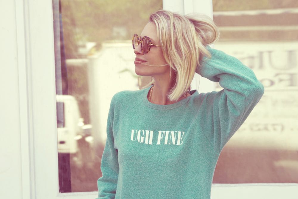 The Ugh, Fine sweatshirt from glam camp