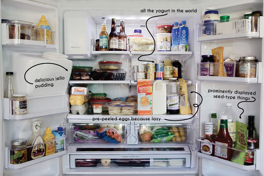 what's in the refrigerator of a mom of two