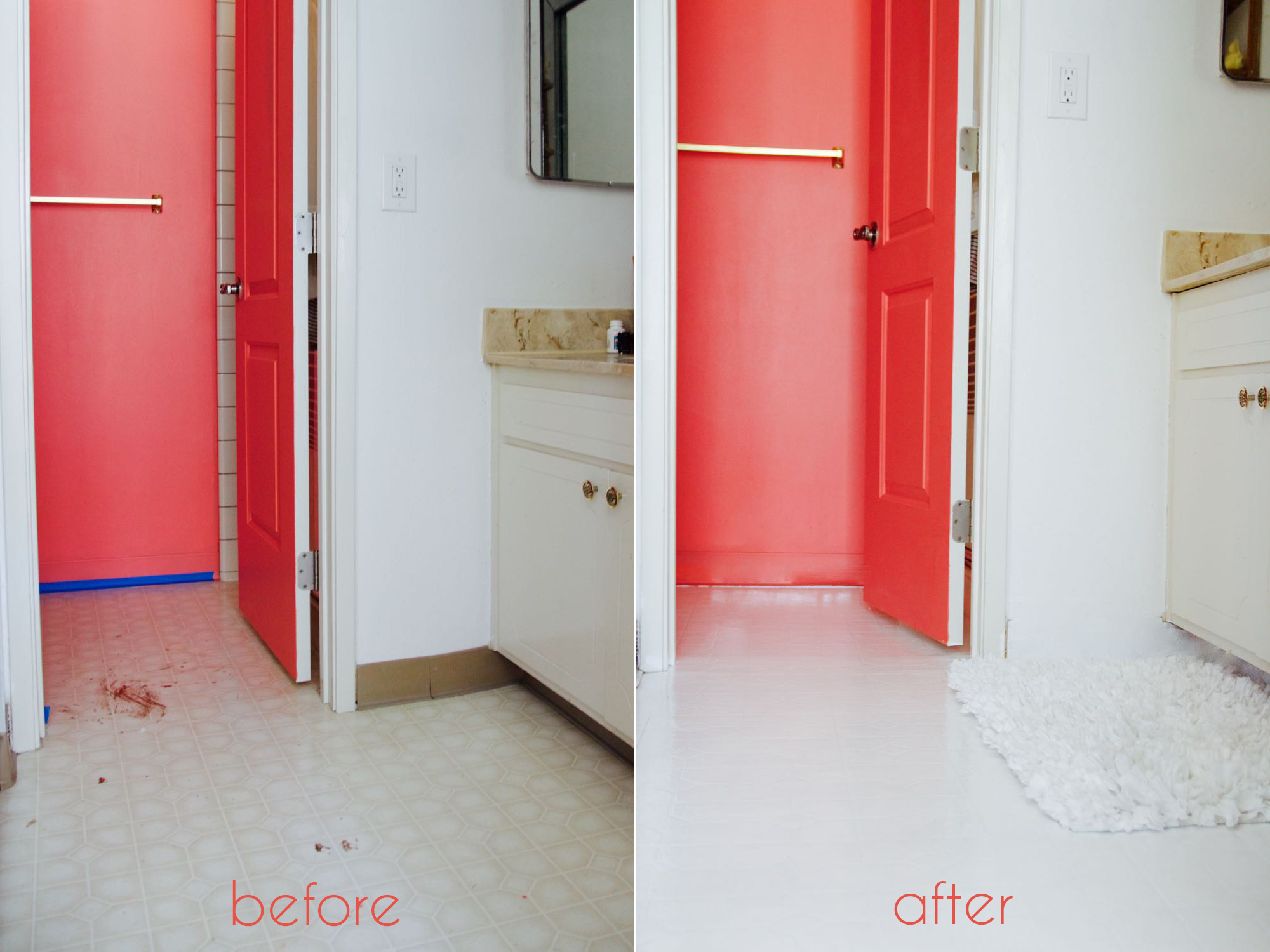 how to refresh the look of your bathroom tile using paint