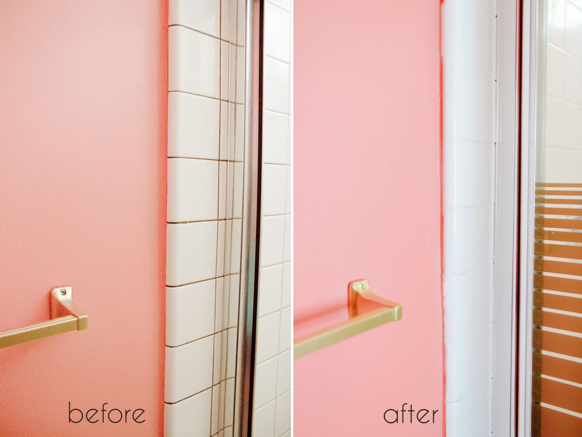 how to get rid of dark grout using paint