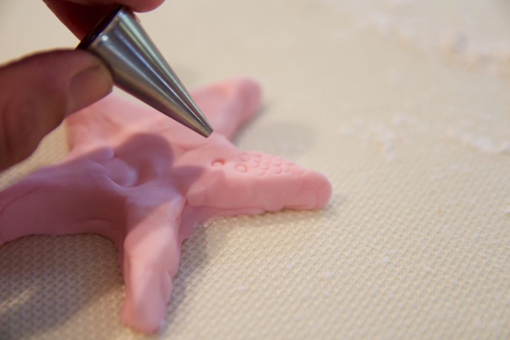 how to make a fondant starfish