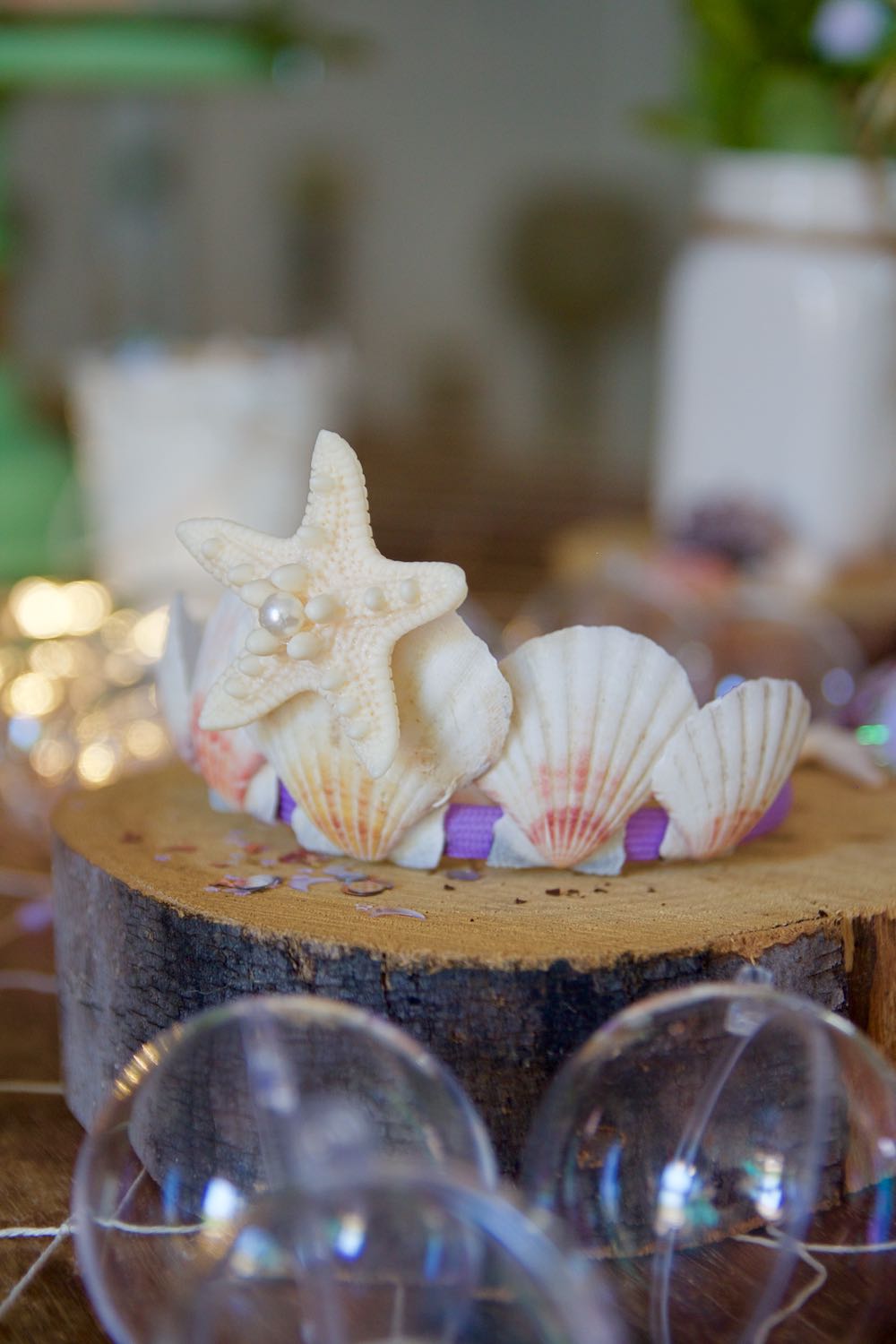 How to make a DIY seashell crown