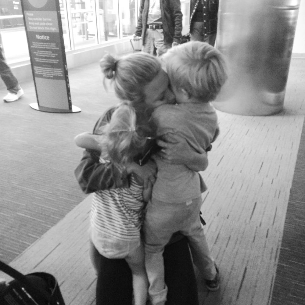 traveling for work as a mother of young children