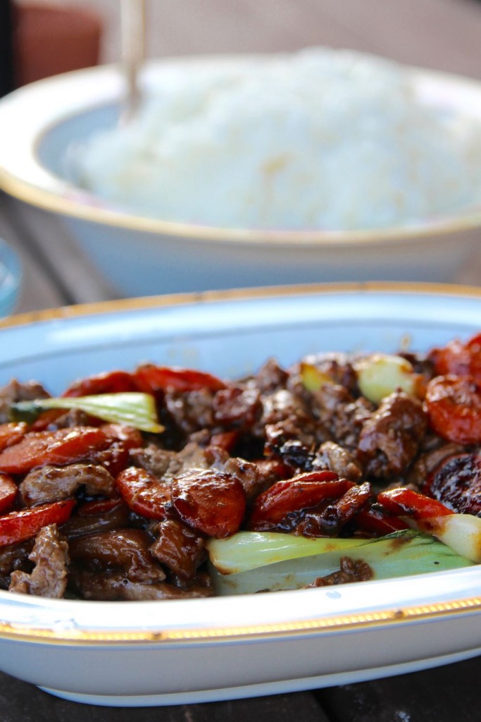 easy recipe for hoisin beef stir-fry with vegetables