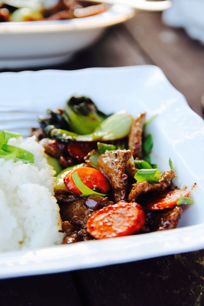 easy recipe for hoisin beef stir-fry with vegetables