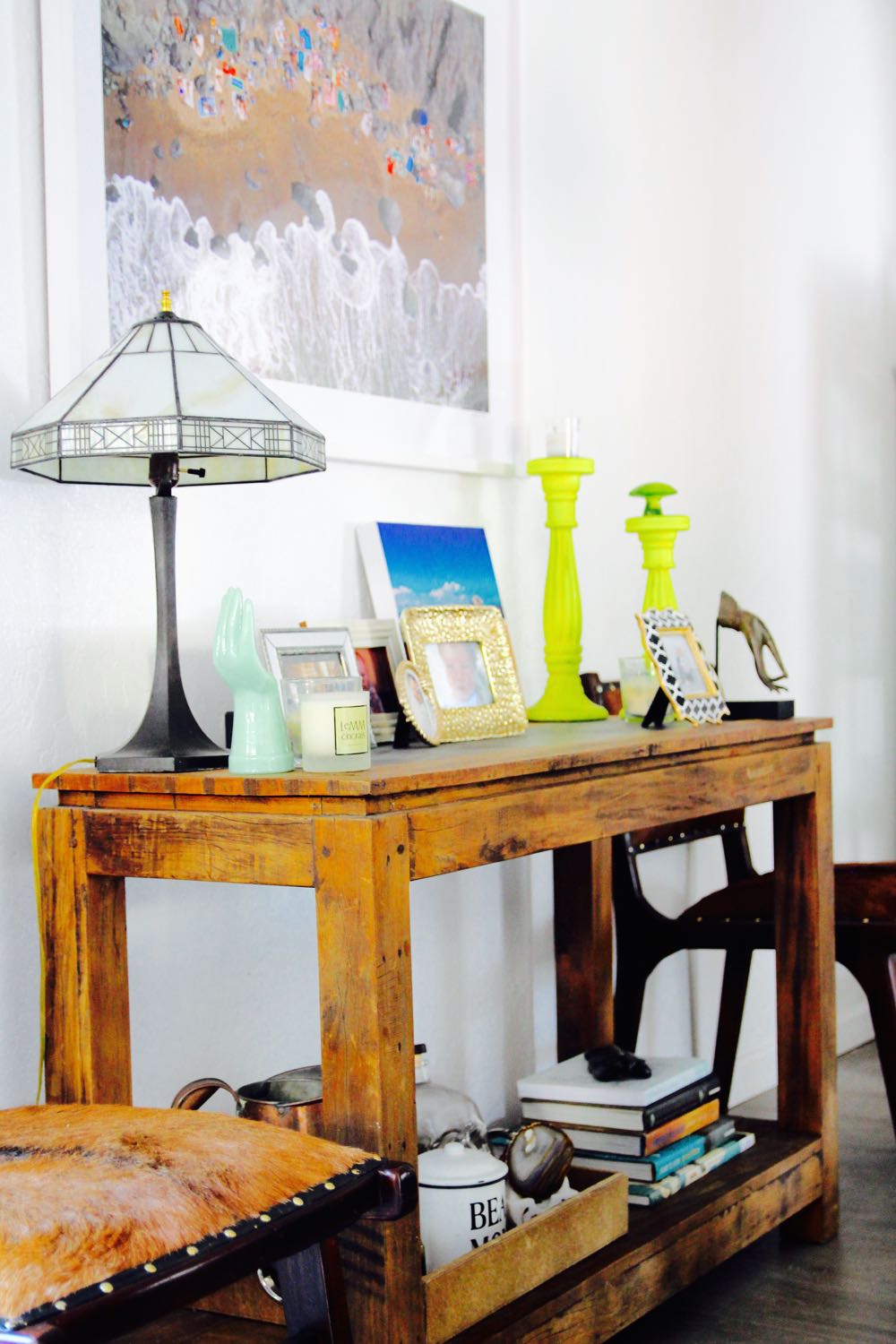 Dining room console decor ideas