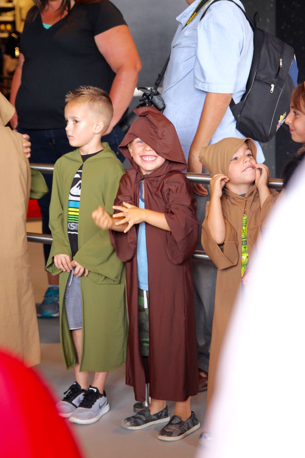 the jedi training show in disneyland