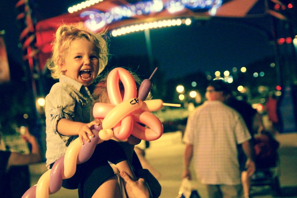 hanging out at downtown disney