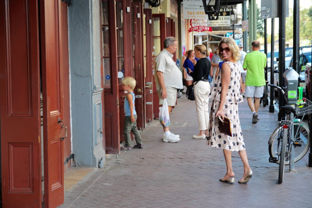 jordan reid in the french quarter of new orleans