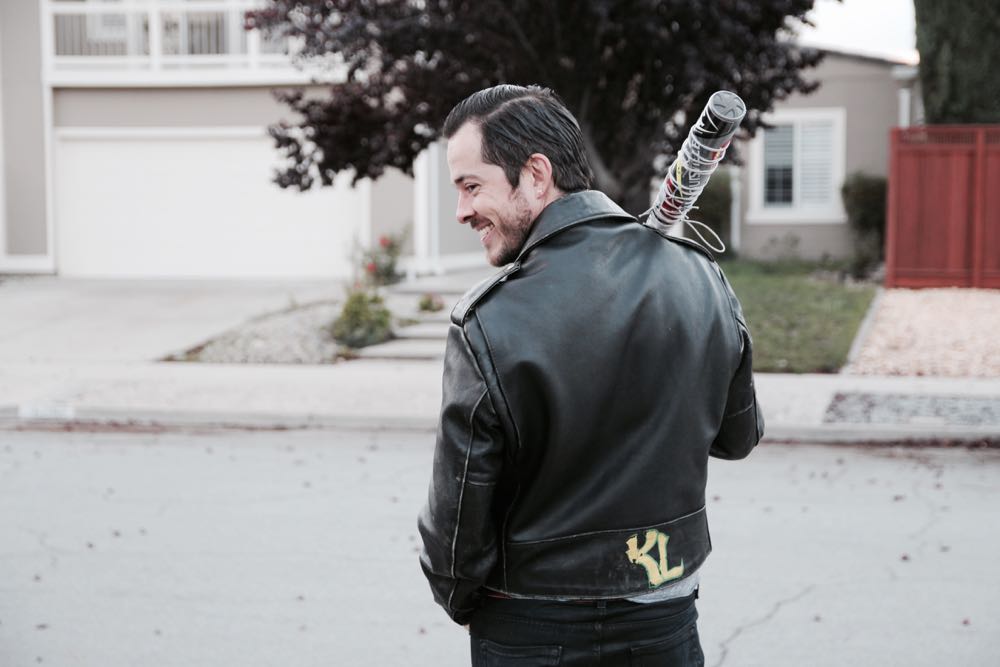 how to dress up in costume as the walking dead's Negan