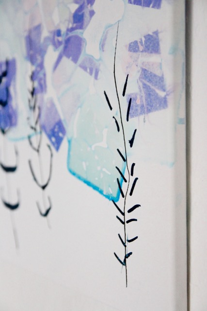 how to make tissue paper watercolor landscape paintings