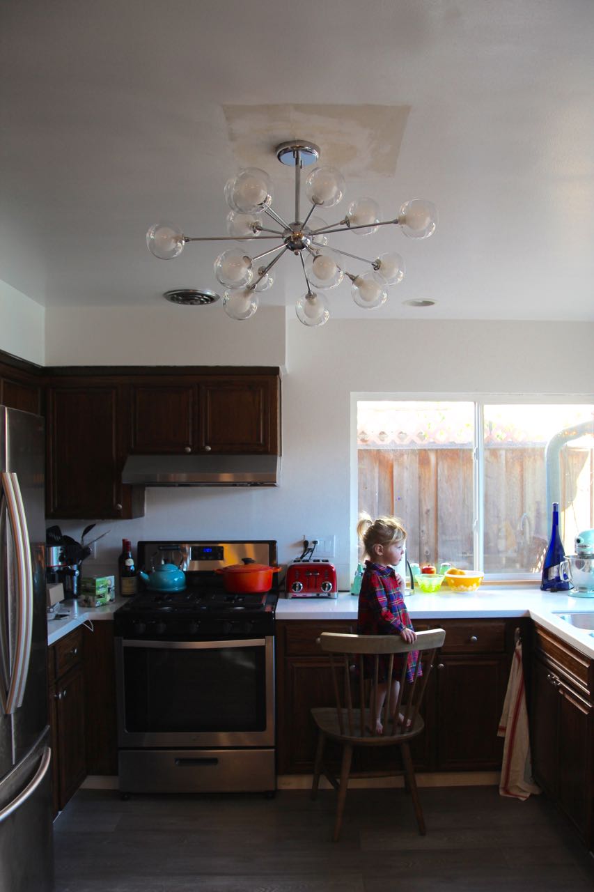 how to attach a light fixture to drywall
