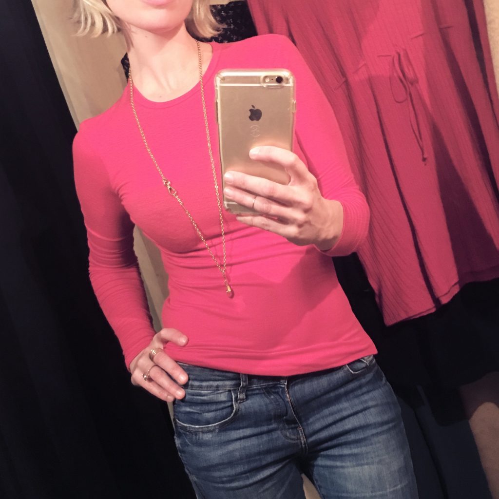 long sleeved knit top from reformation