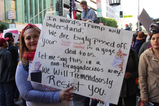 women's march on los angeles january 21 2017