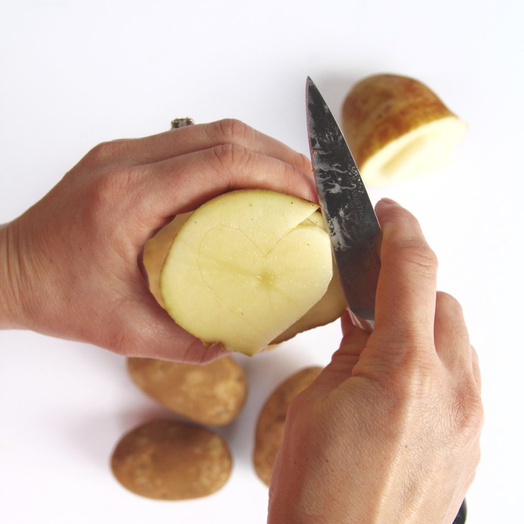 how to make easy potato stamp valentines for kids