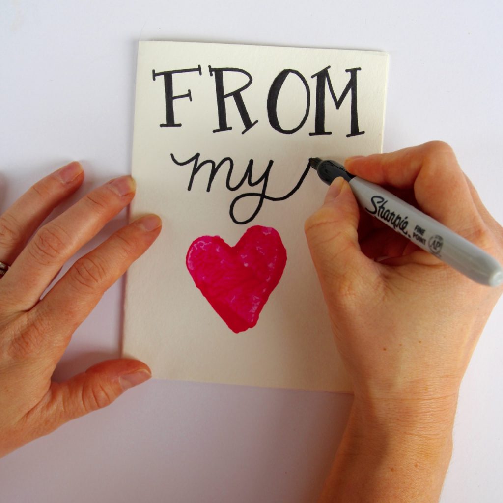 how to make easy potato stamp valentines for kids