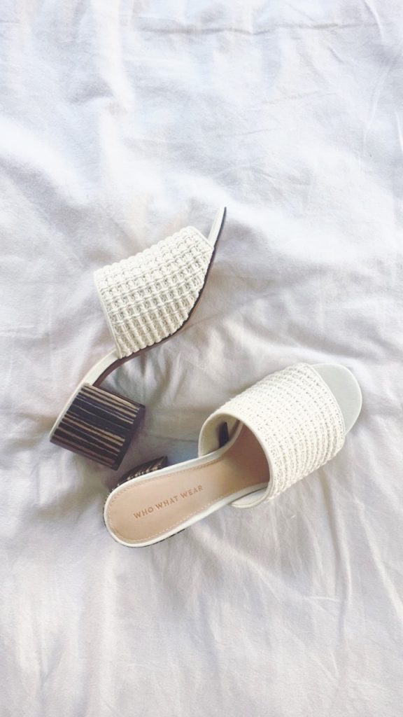 who what wear for target slide clogs