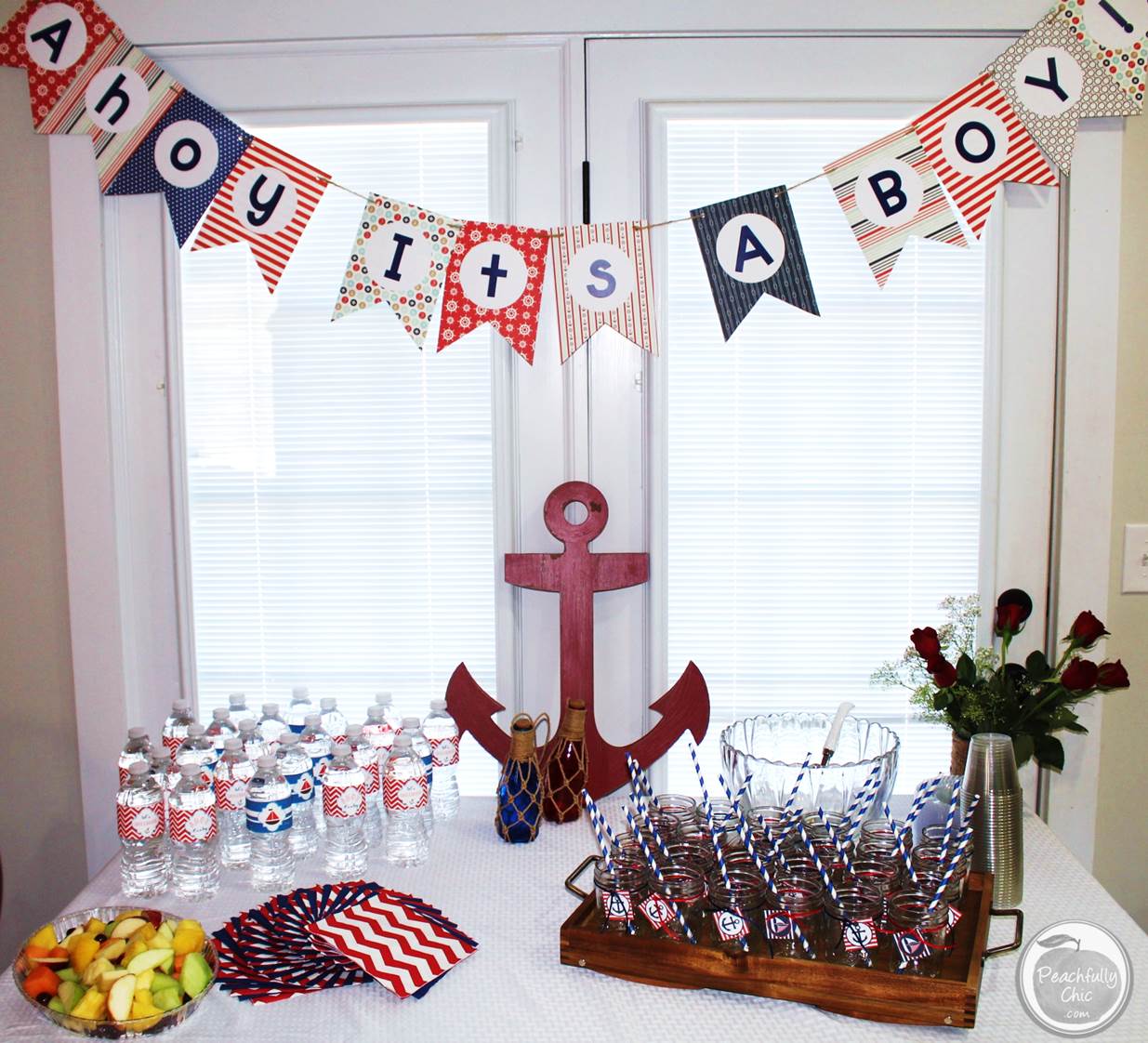 adorable ideas for a nautical party or baby shower