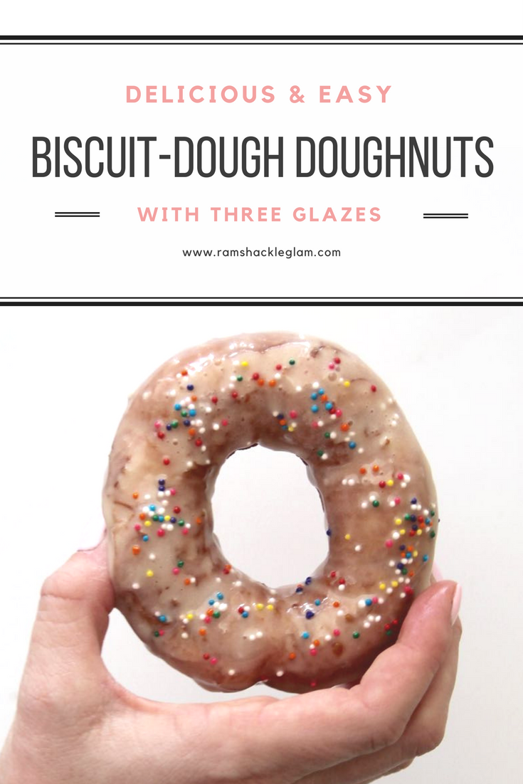 an easy and delicious recipe for biscuit dough donuts