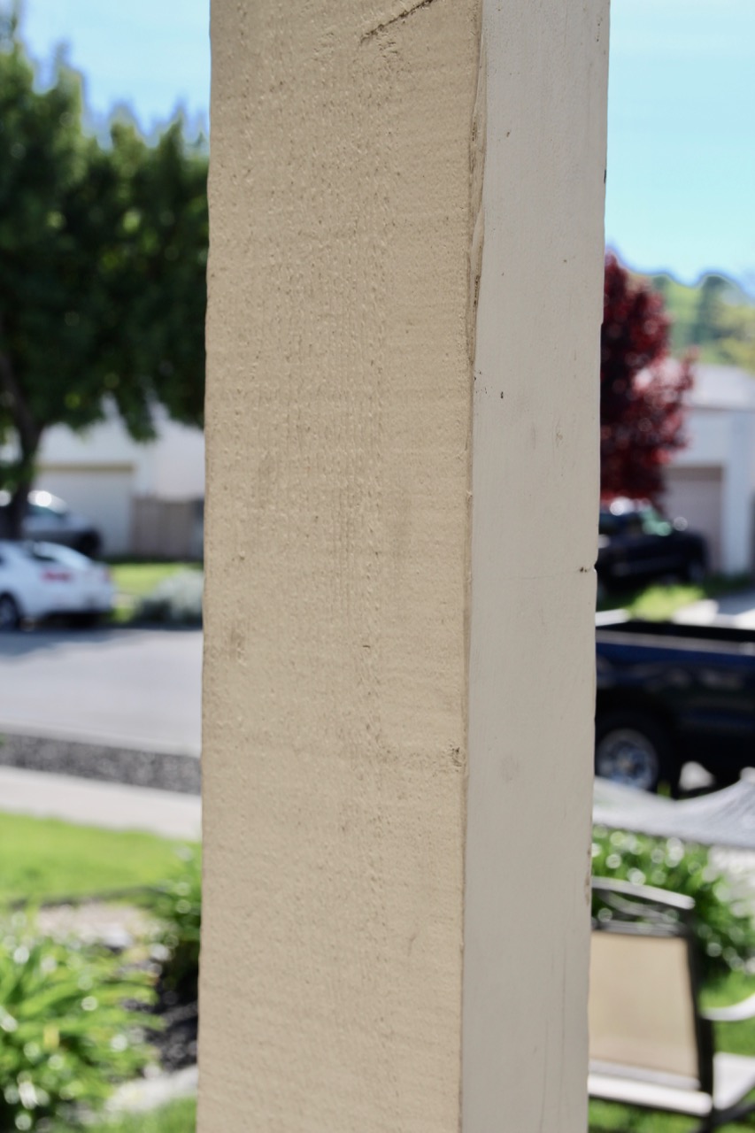 ideas for what to do about ugly exterior wood support beams
