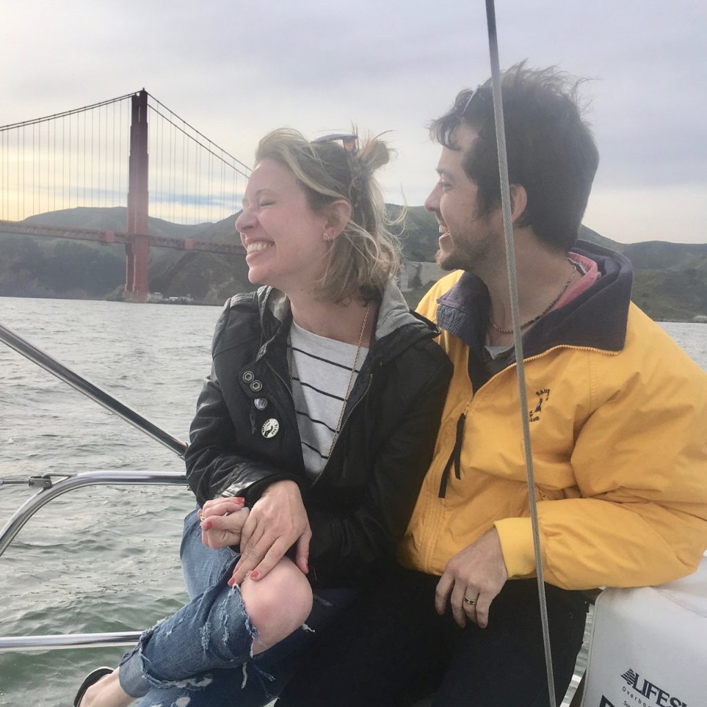 San Francisco bay harbor boat trip for couples