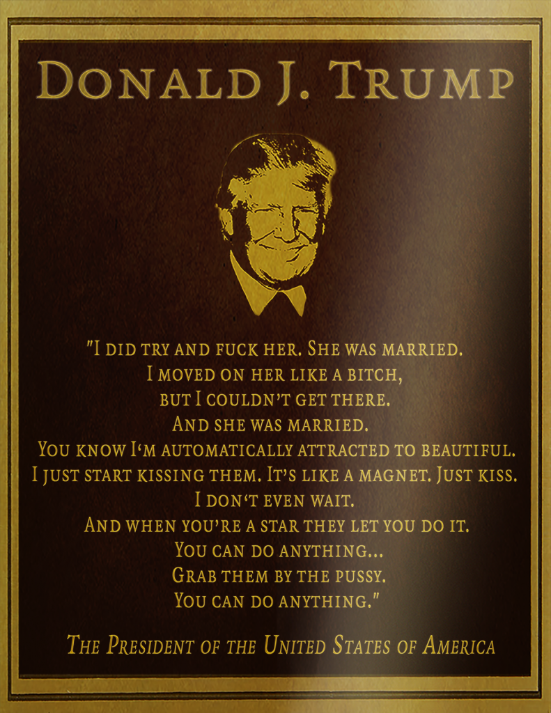 Donald trump international women's day