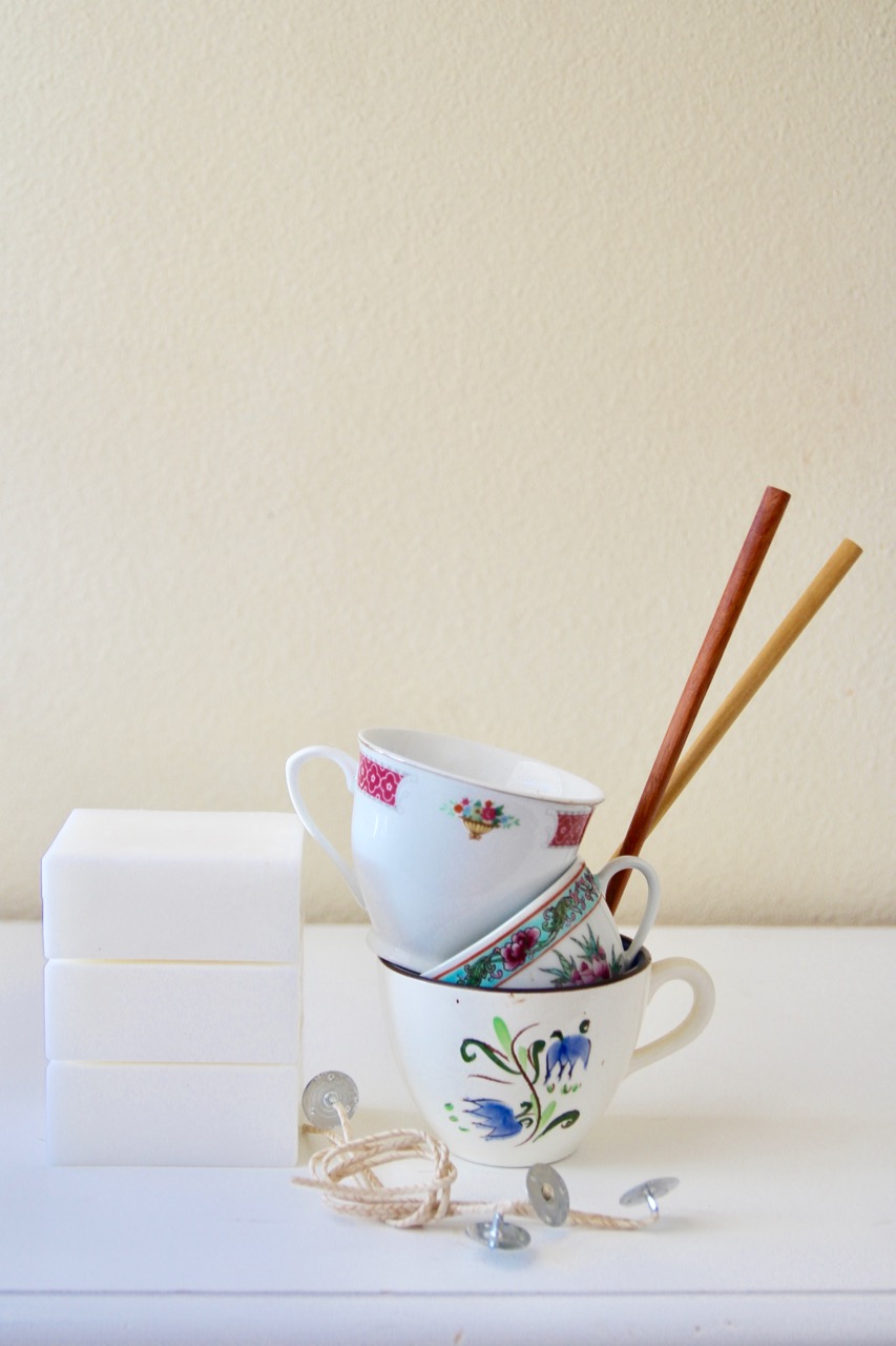 How To Make Your Old Teacups Into Candles