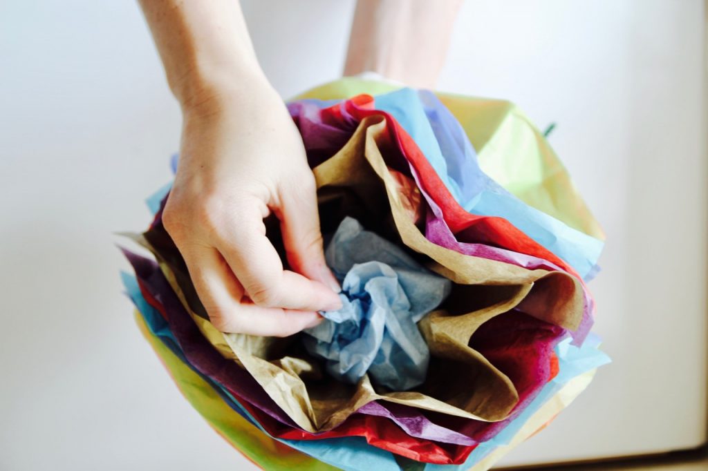 how to make cinco de mayo tissue paper flowers