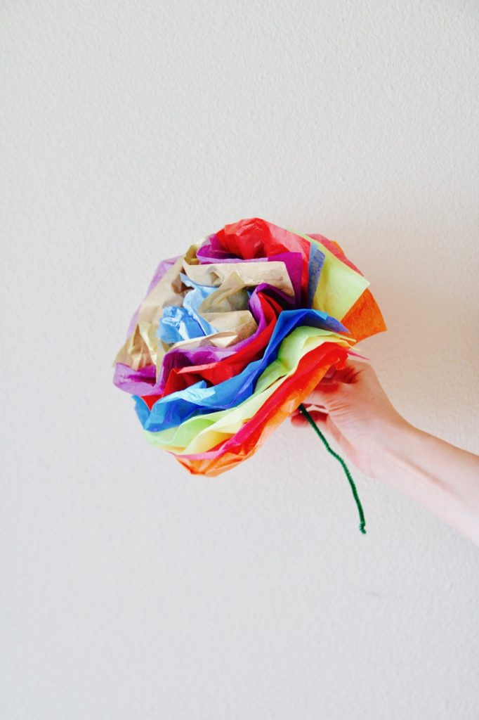 how to make cinco de mayo tissue paper flowers