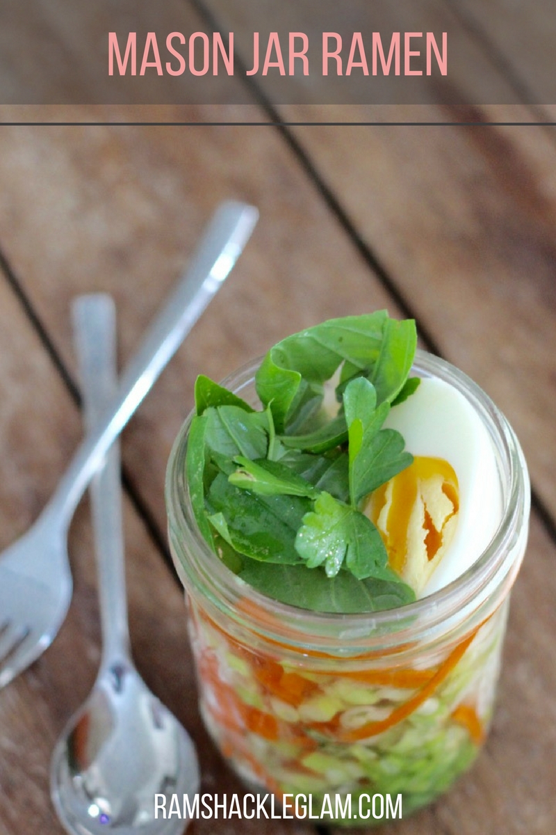 How To Make Homemade Ramen Soup...In A Mason Jar