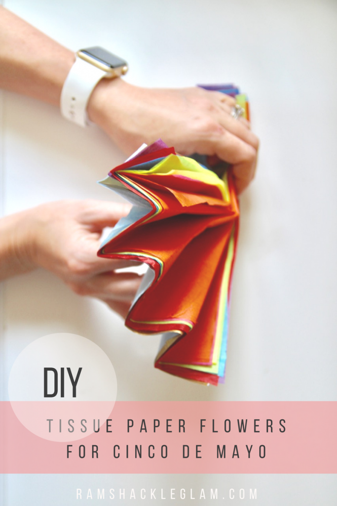 how to make tissue paper flowers for cinco de mayo