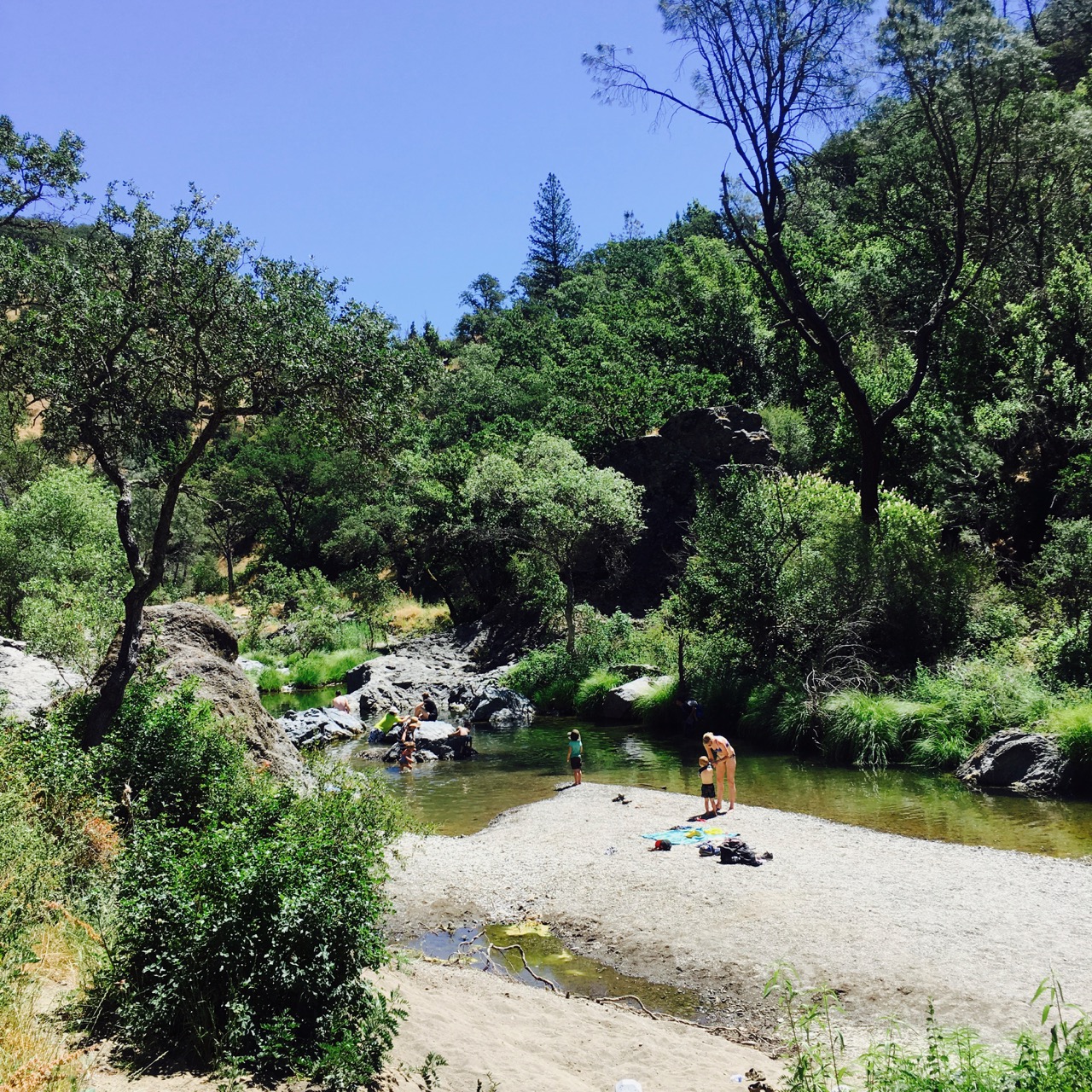 China Hole swimming in Morgan Hill, California
