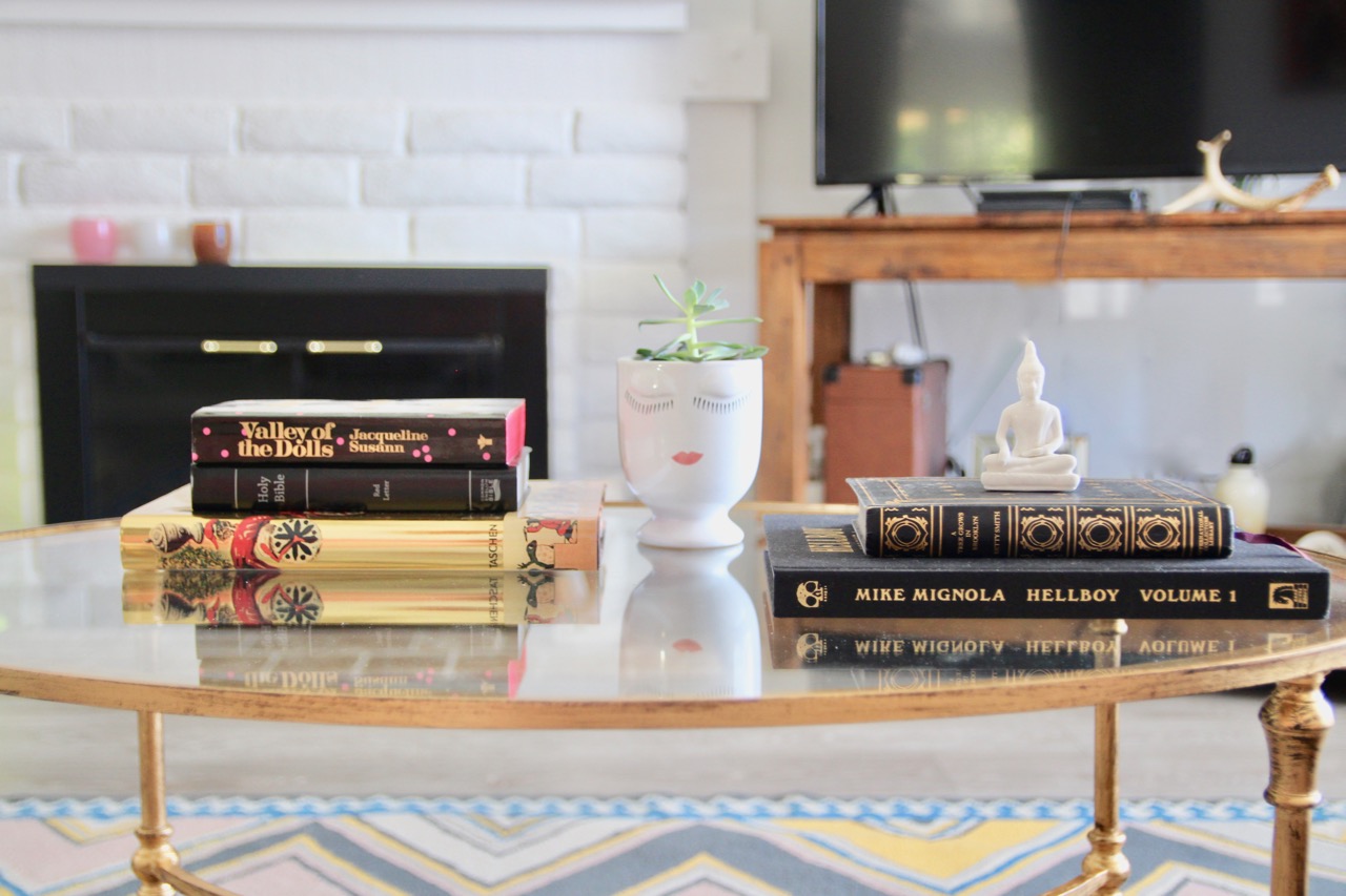 lulu and georgia gold coffee table