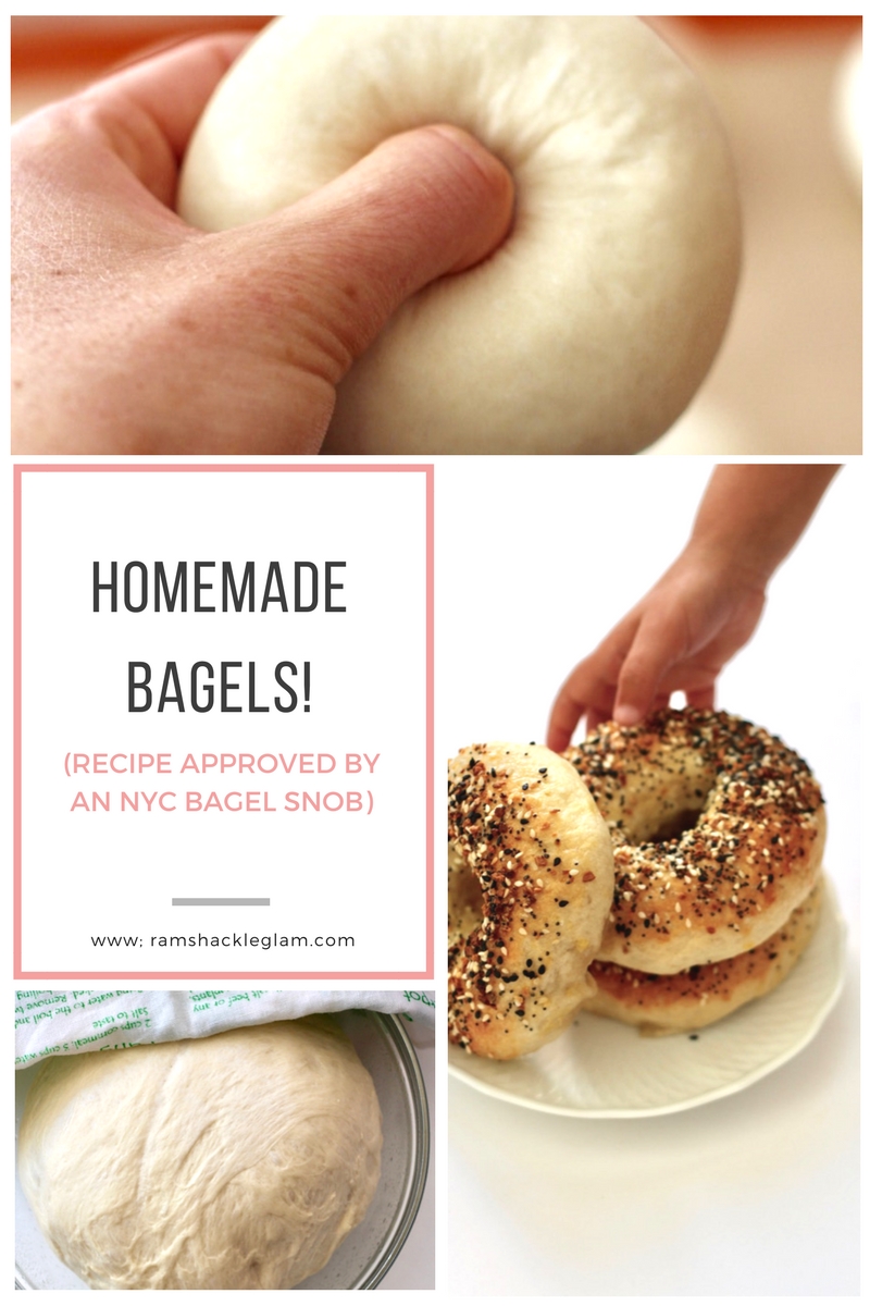 how to make New York city style bagels at home