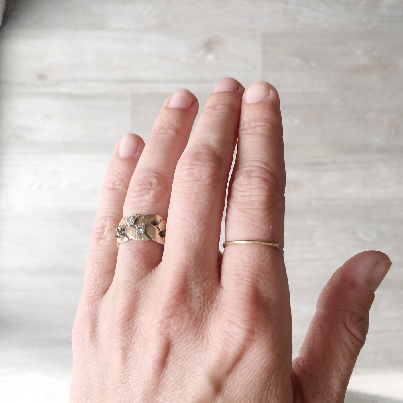 what to do about black spots on a gold ring