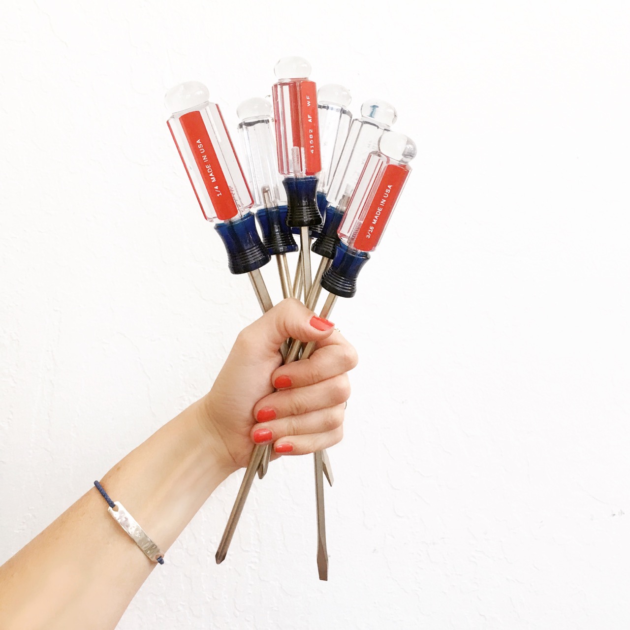 Craftsman screwdriver set on white background