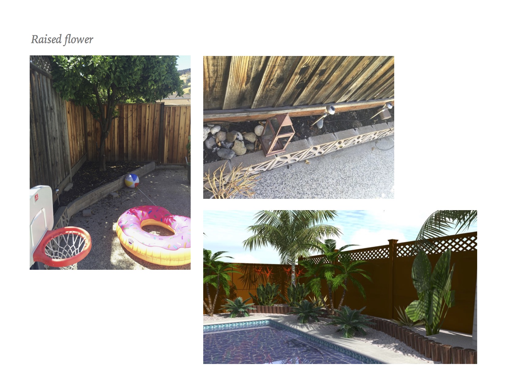 backyard makeover 3-d image