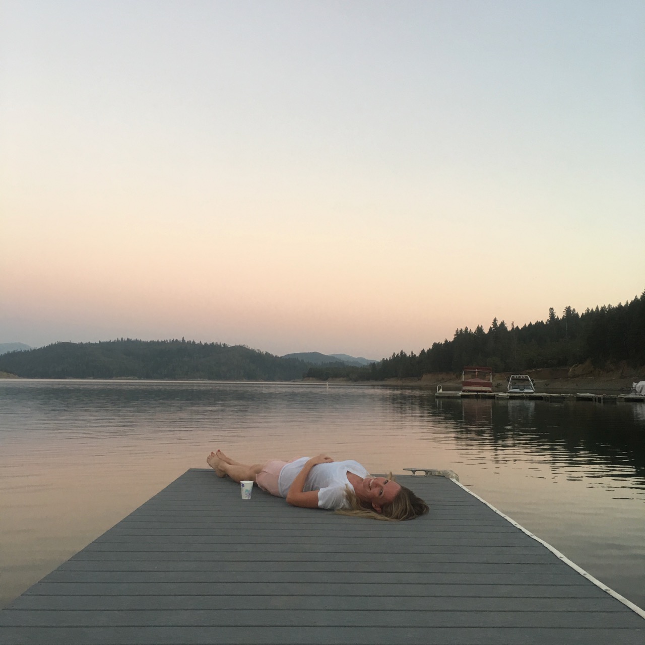Camping weekend in Lake Pillsbury, California